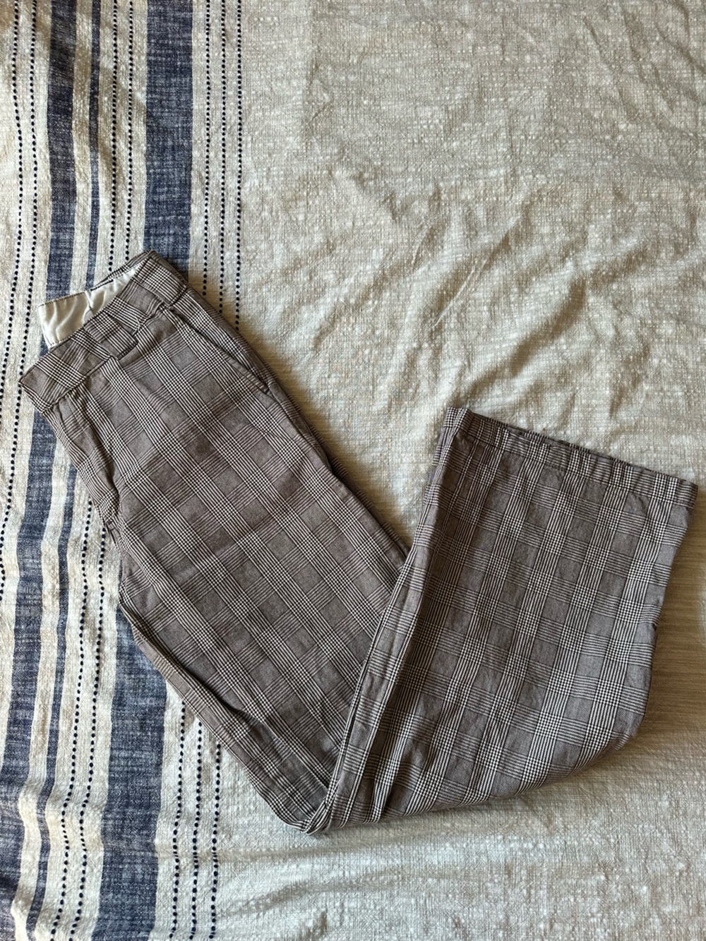 Women’s Dickies Plaid Dress Pants - Brown Glen Check